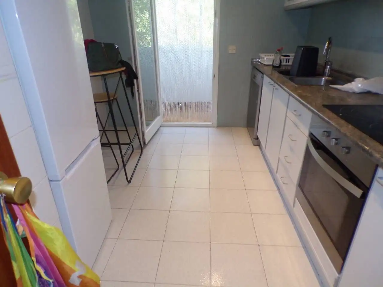 Kitchen of Flat for sale in Figueres  with Terrace and Furnished