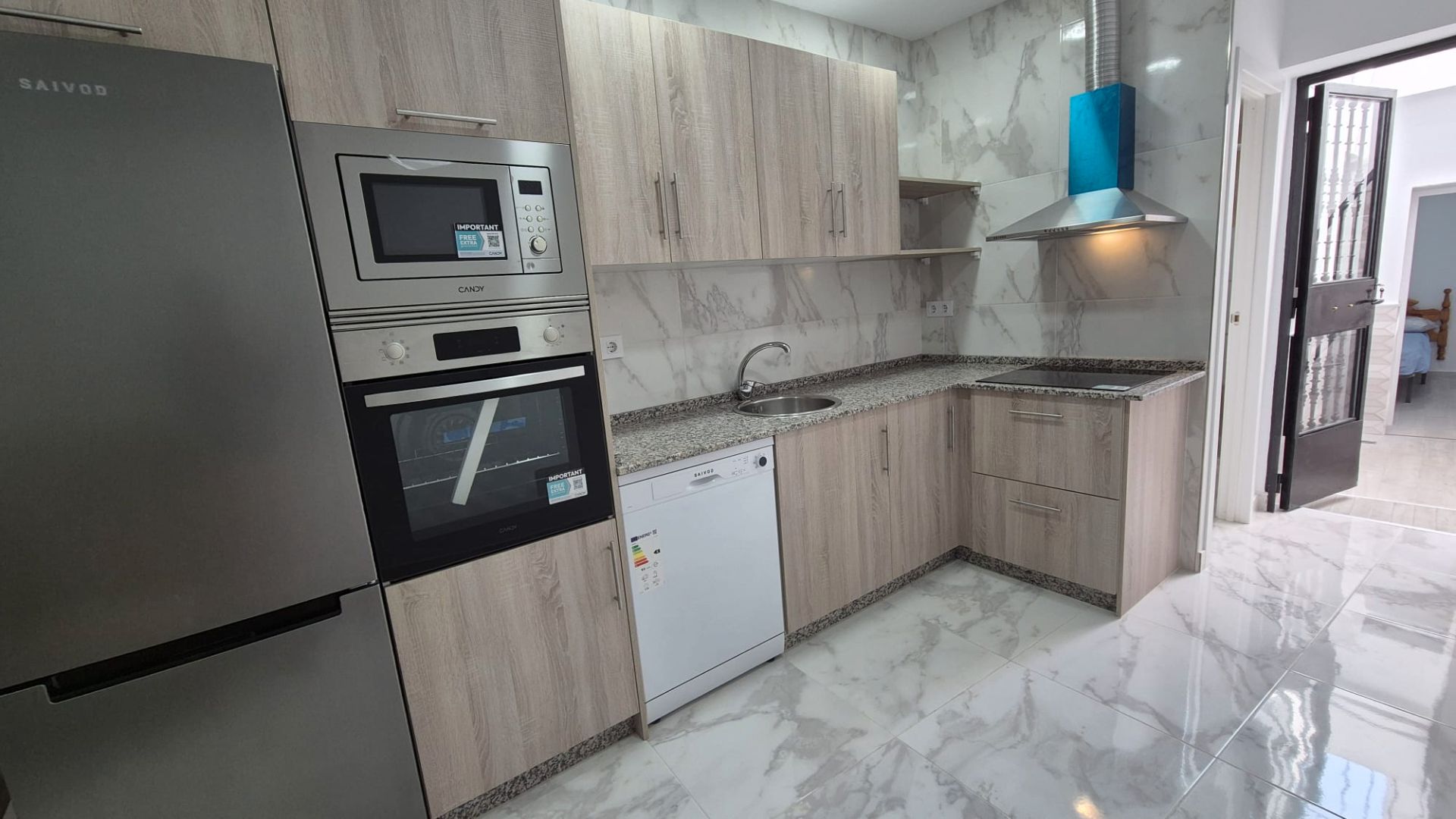 Kitchen of Flat to rent in Badajoz Capital  with Air Conditioner, Heating and Terrace