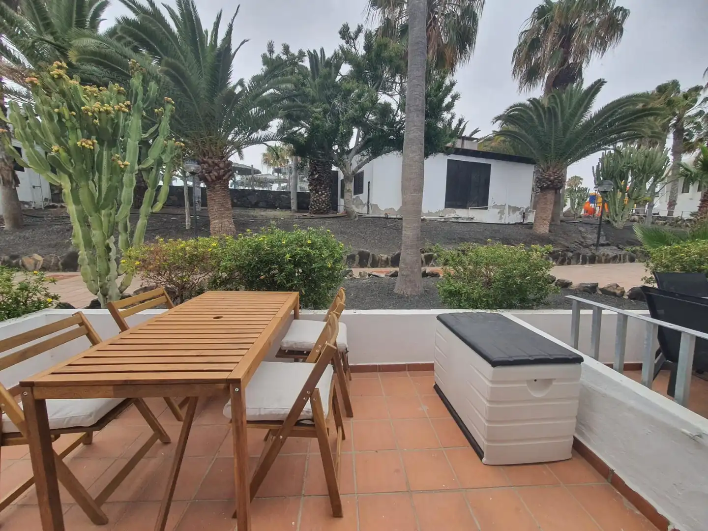 Terraza de Apartamento de alquiler en La Oliva con Aire acondicionado, Terraza y Amueblado