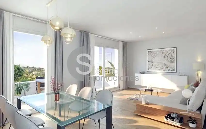 Sala de estar de Ático en venta en Málaga con Aire acondicionado, Calefacción y Terraza