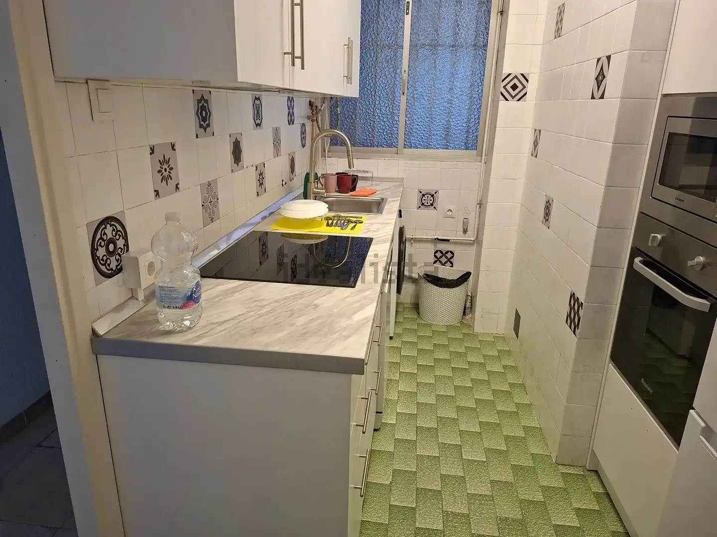 Küche von Wohnung zur Miete in Málaga mit Klimaanlage, Möbliert und Ofen