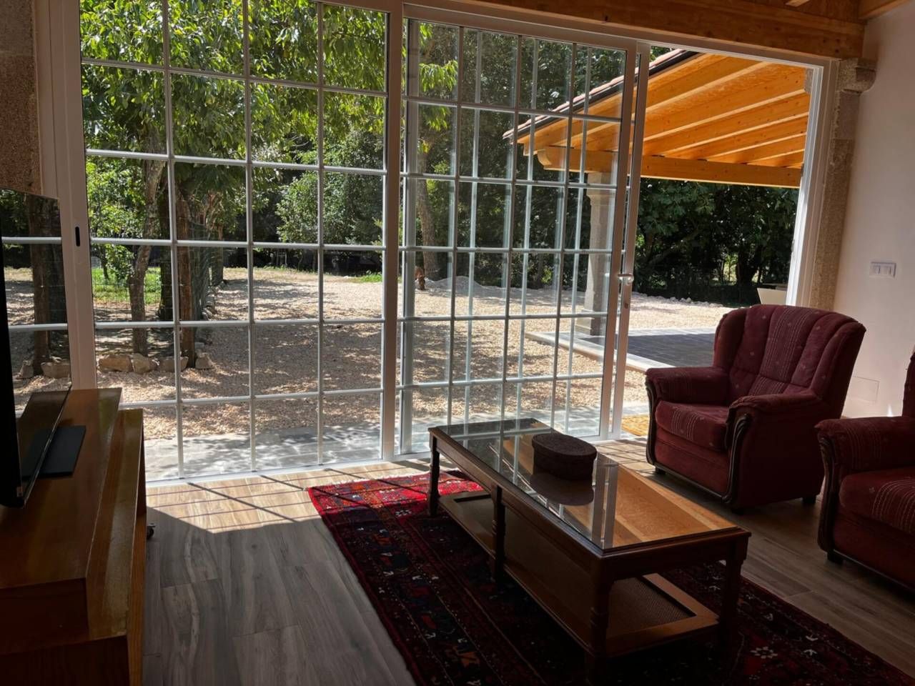 Jardí de Casa o xalet de lloguer en Brión amb Calefacció, Jardí privat i Terrassa