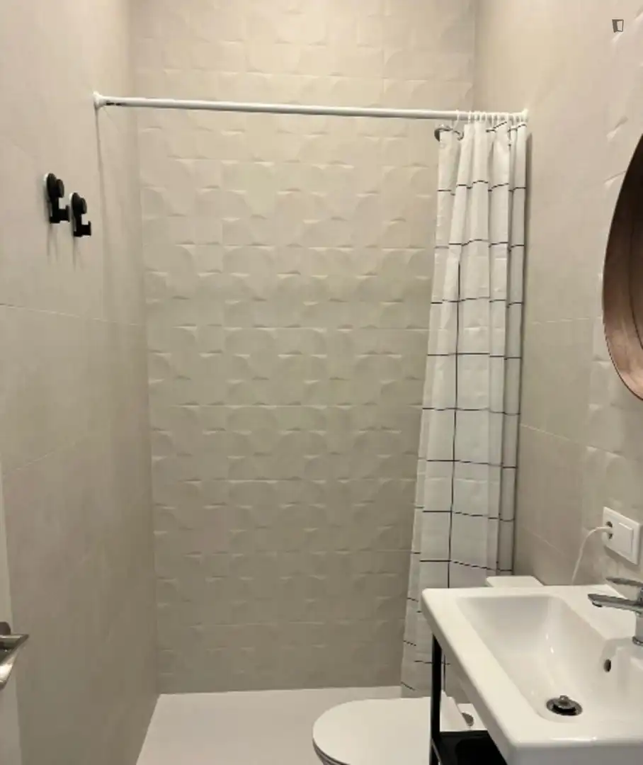 Bany de Apartament de lloguer en Valencia amb Aire condicionat, Moblat i Forn