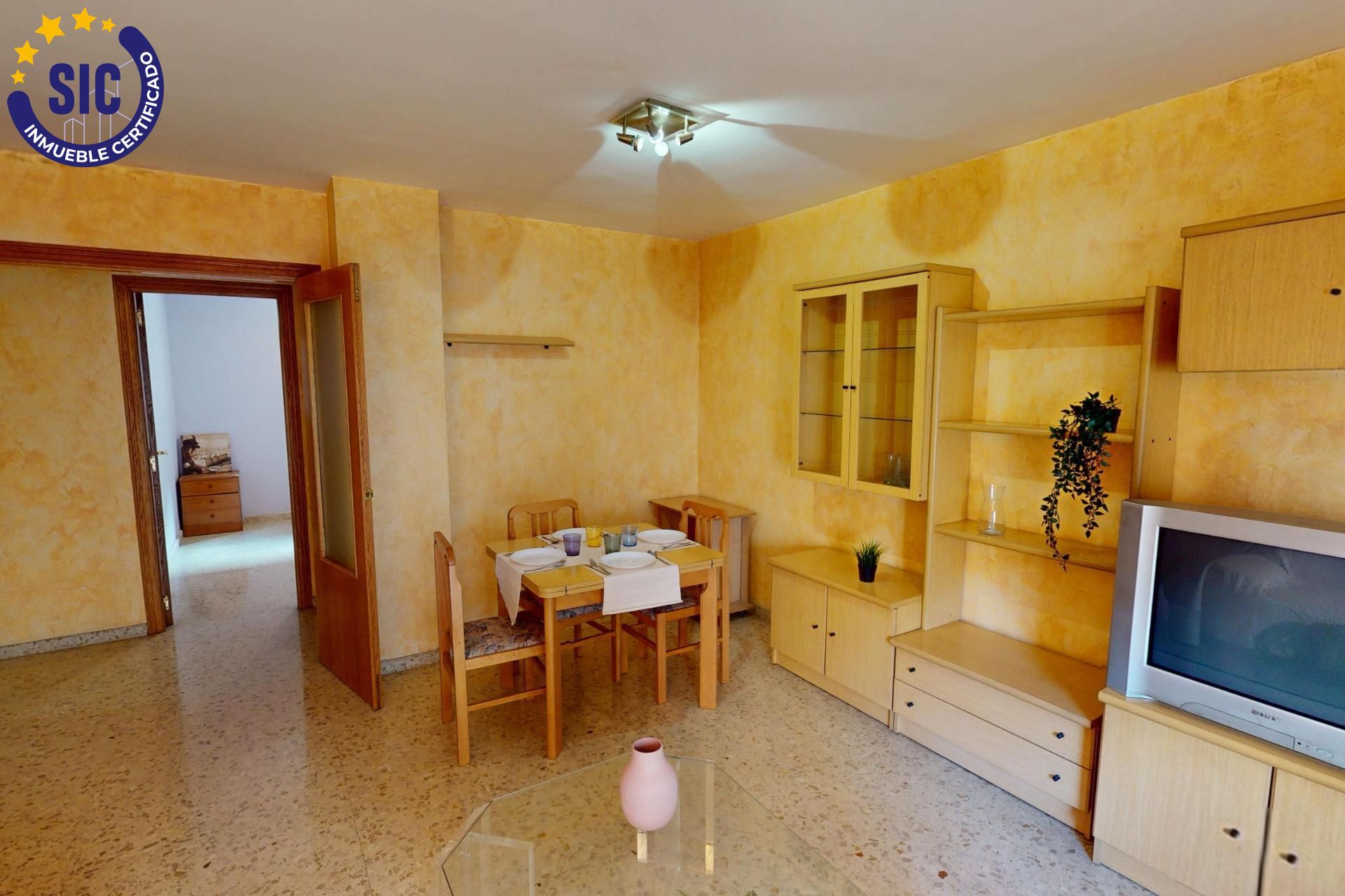 Dining room of Flat for sale in Castellón de la Plana / Castelló de la Plana  with Terrace, Storage room and Balcony