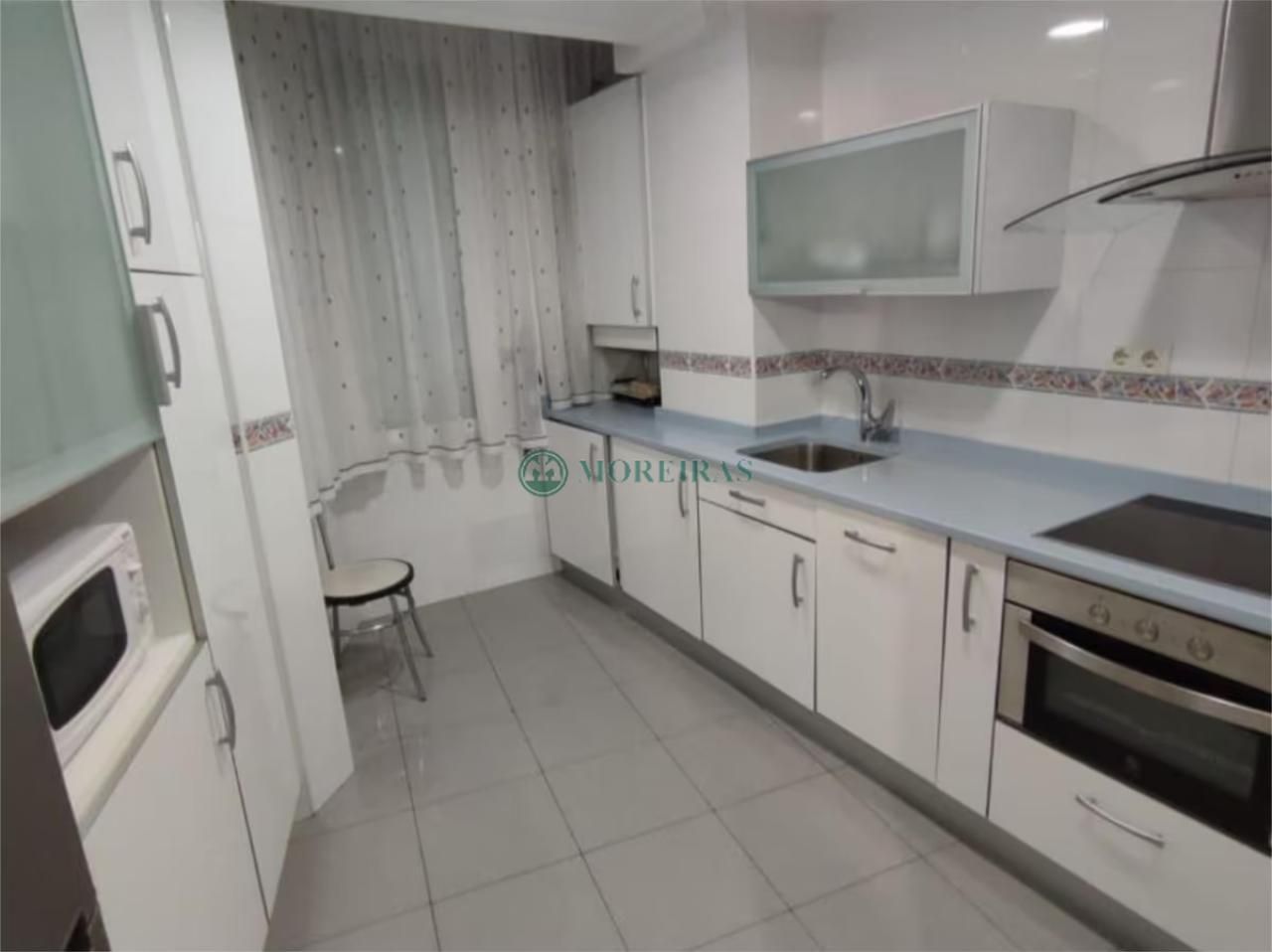 Kitchen of Flat for sale in Ourense Capital   with Heating, Storage room and Furnished