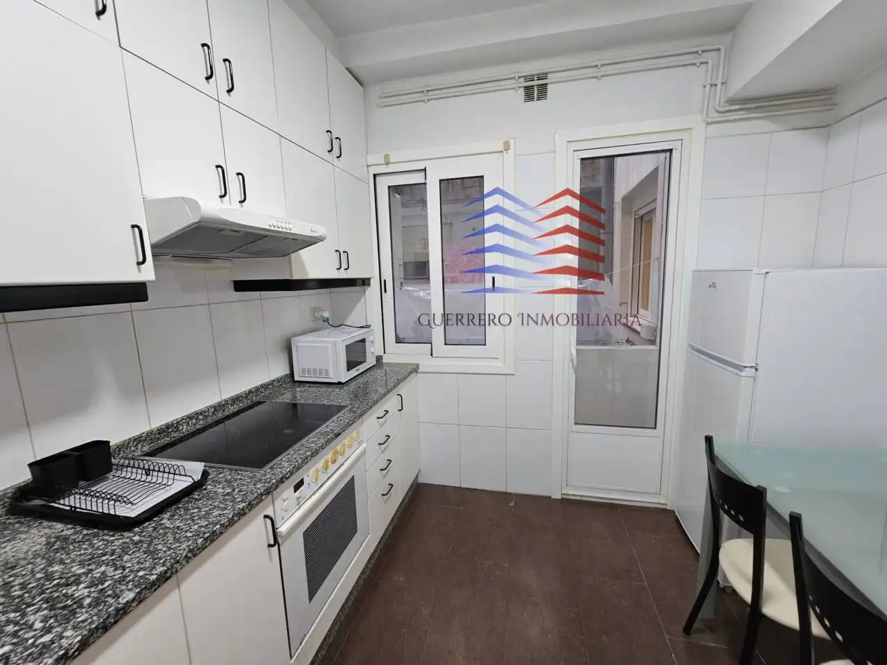 Kitchen of Flat for rent in Ourense Capital   with Heating, Furnished and Balcony