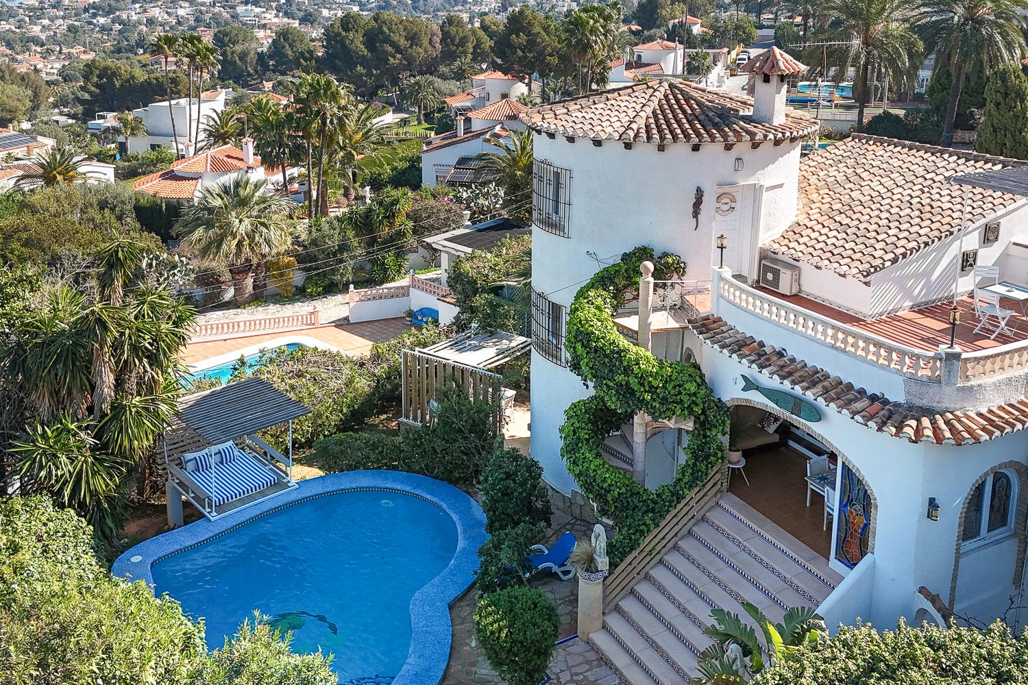 Exterior view of House or chalet for sale in Dénia  with Air Conditioner, Heating and Private garden