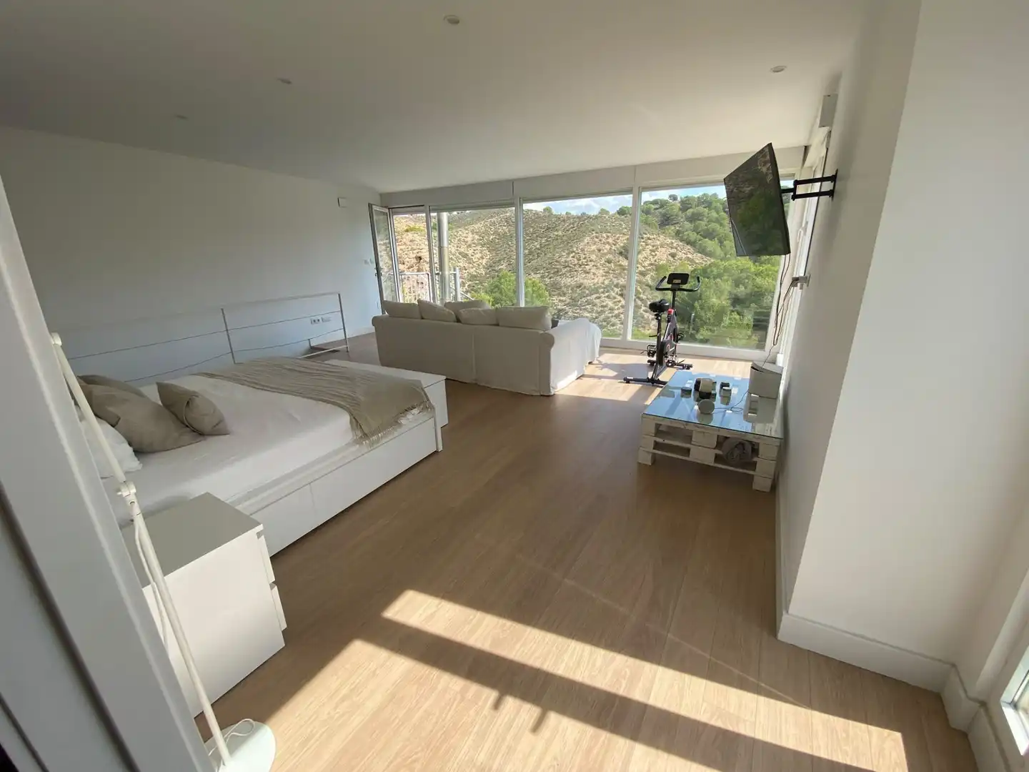 Schlafzimmer von Dachboden zum Verkauf in Molina de Segura mit Klimaanlage, Heizung und Terrasse