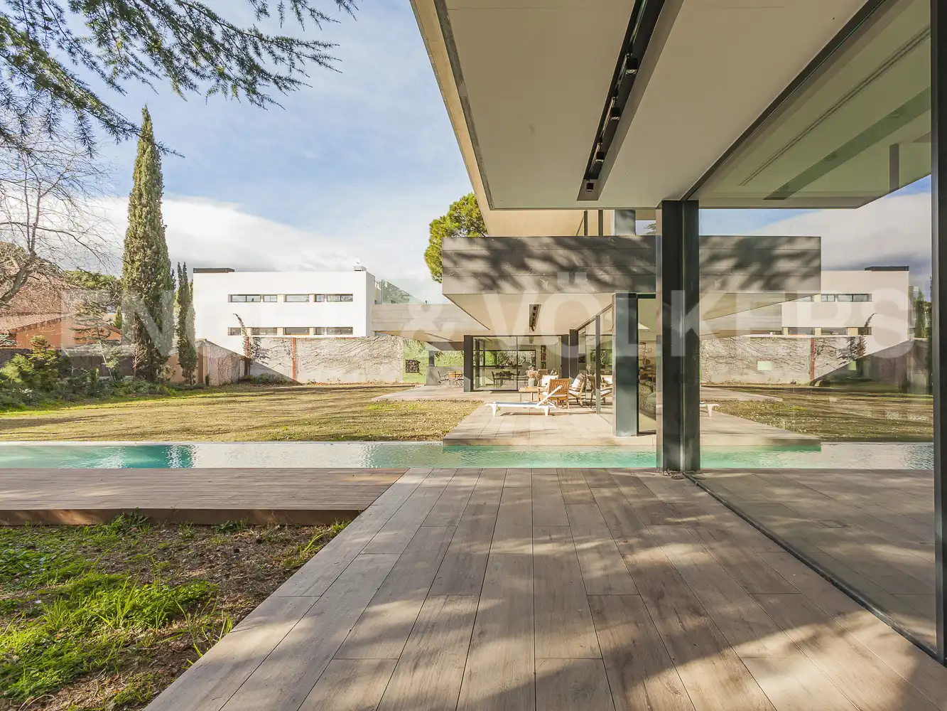 Terrassa de Casa o xalet de lloguer en Sant Cugat del Vallès amb Aire condicionat, Calefacció i Jardí privat