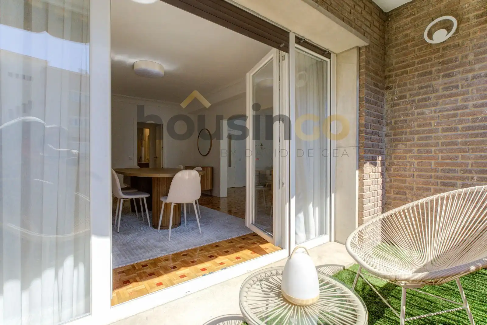 Exterior view of Flat for rent in Madrid  with Air Conditioner, Parquet flooring and Terrace