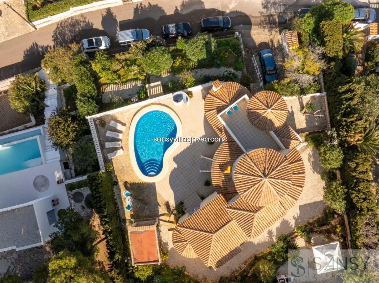Exterior view of Houses for sale in Jávea / Xàbia  with Air Conditioner and Storage room