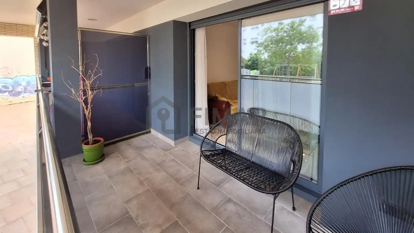 Terrasse von Erdgeschoss zum Verkauf in Mataró mit Klimaanlage, Heizung und Terrasse