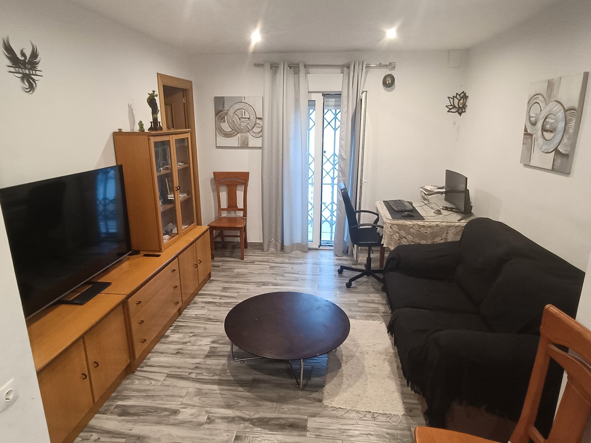 Sala d'estar de Pis en venda en  Granada Capital amb Aire condicionat, Moblat i Rentadora