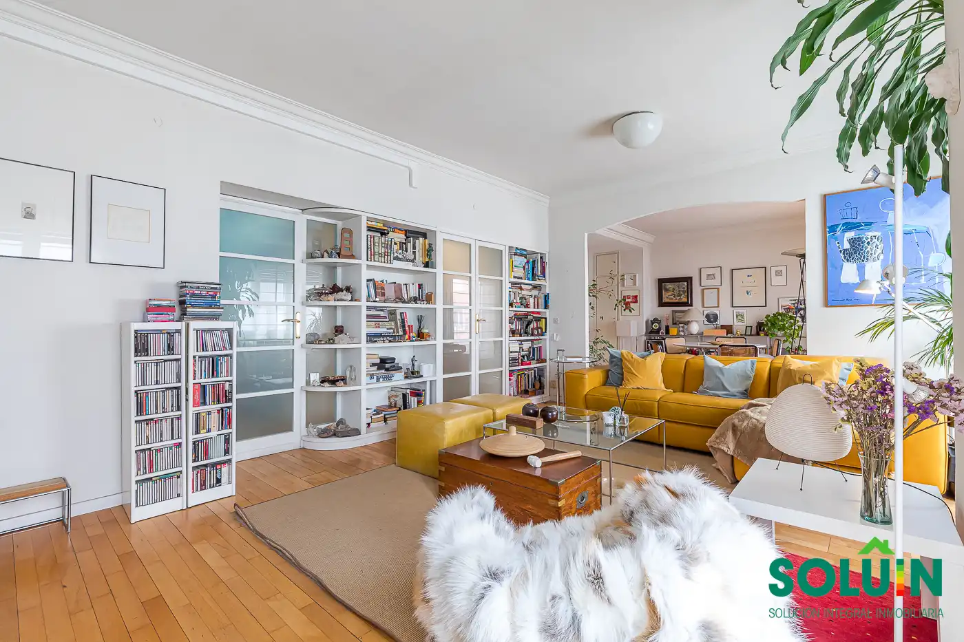 Sala de estar de Piso en venta en Madrid con Aire acondicionado, Calefacción y Parquet