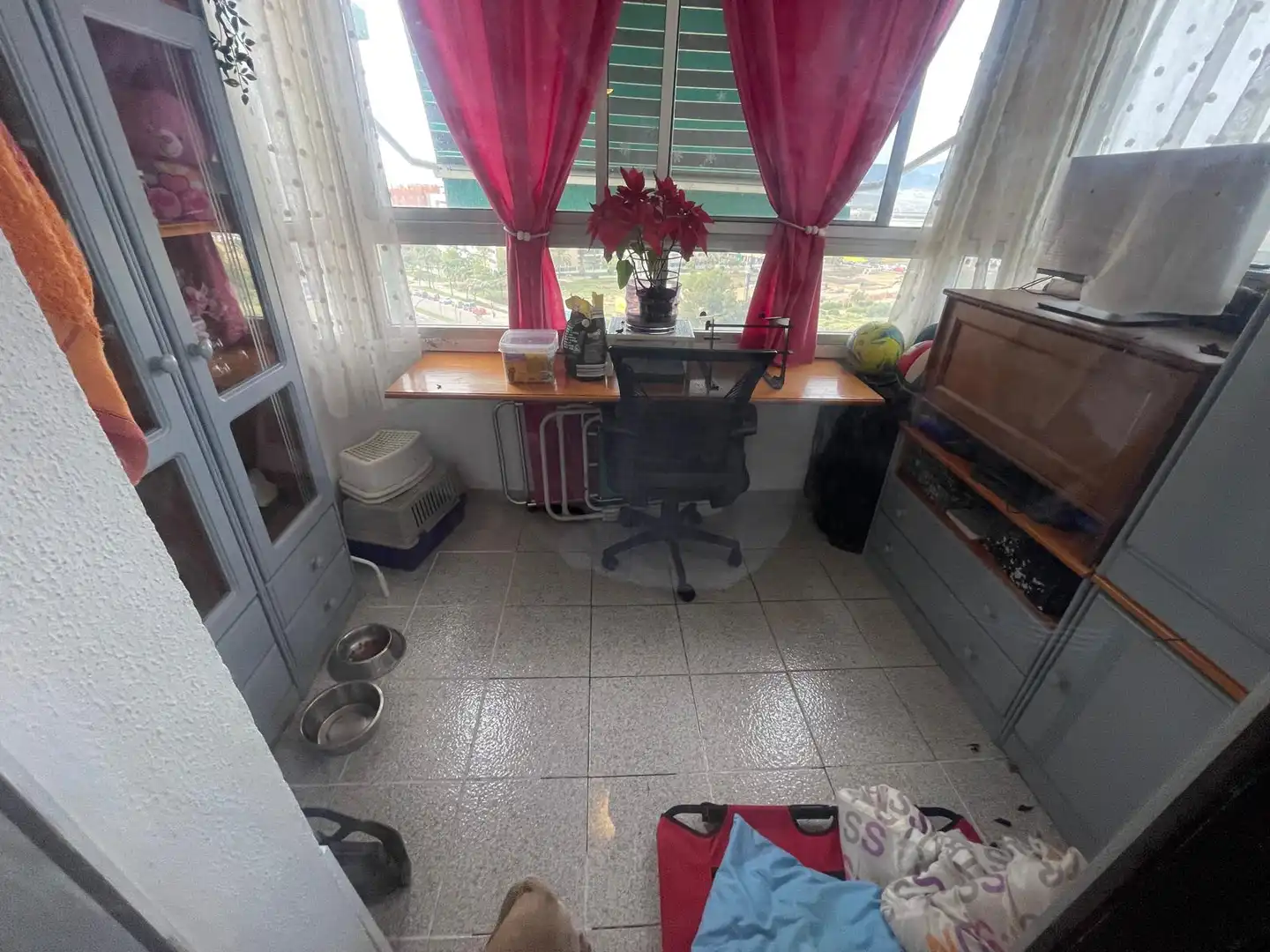 Schlafzimmer von Wohnung zum Verkauf in Málaga mit Klimaanlage, Privatgarten und Balkon