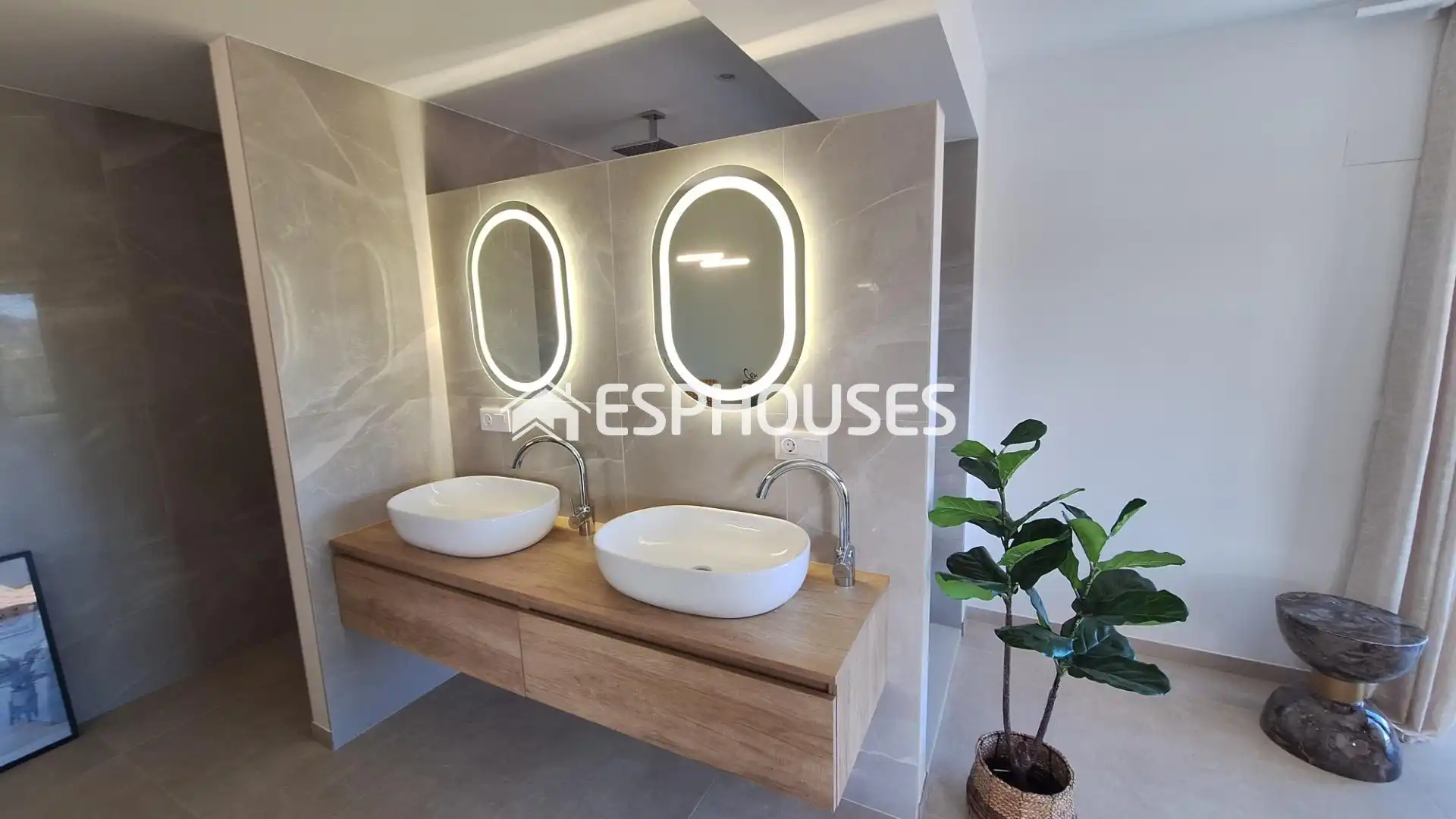 Badezimmer von Haus oder Chalet zum Verkauf in Altea mit Klimaanlage, Schwimmbad und Haustechnik