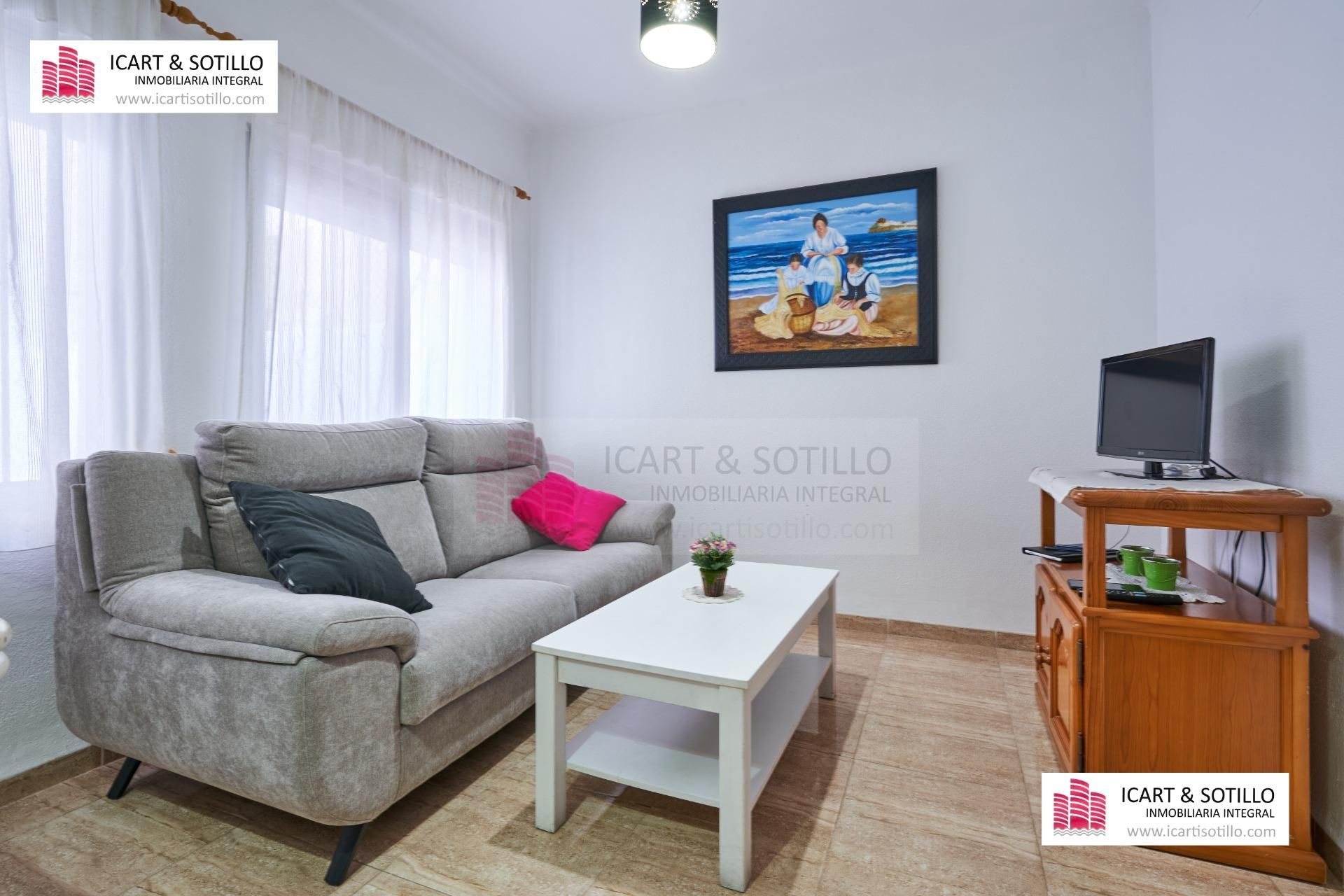 Sala de estar de Piso en venta en Benicarló con Amueblado