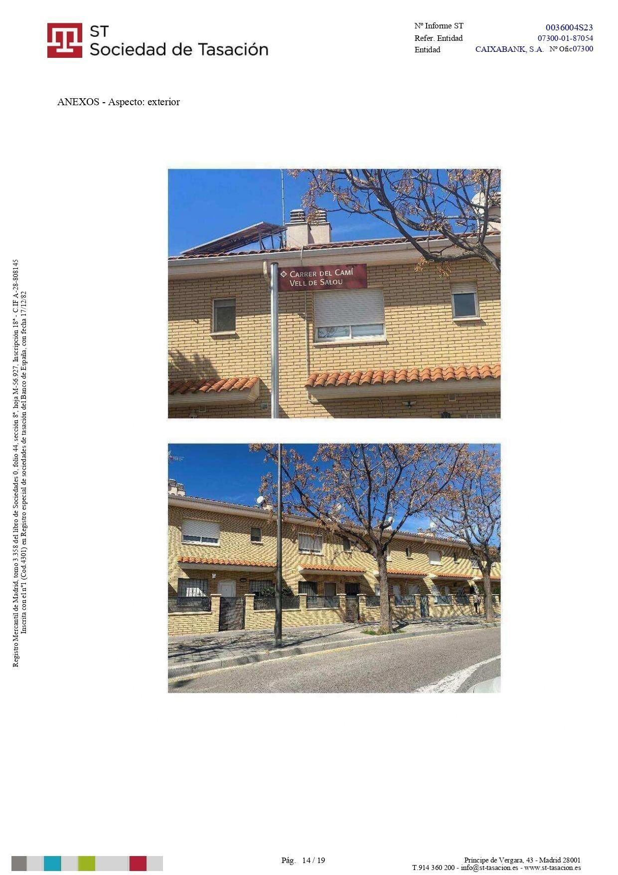 Vista exterior de Casa adosada en venda en Reus amb Jardí privat, Terrassa i Balcó