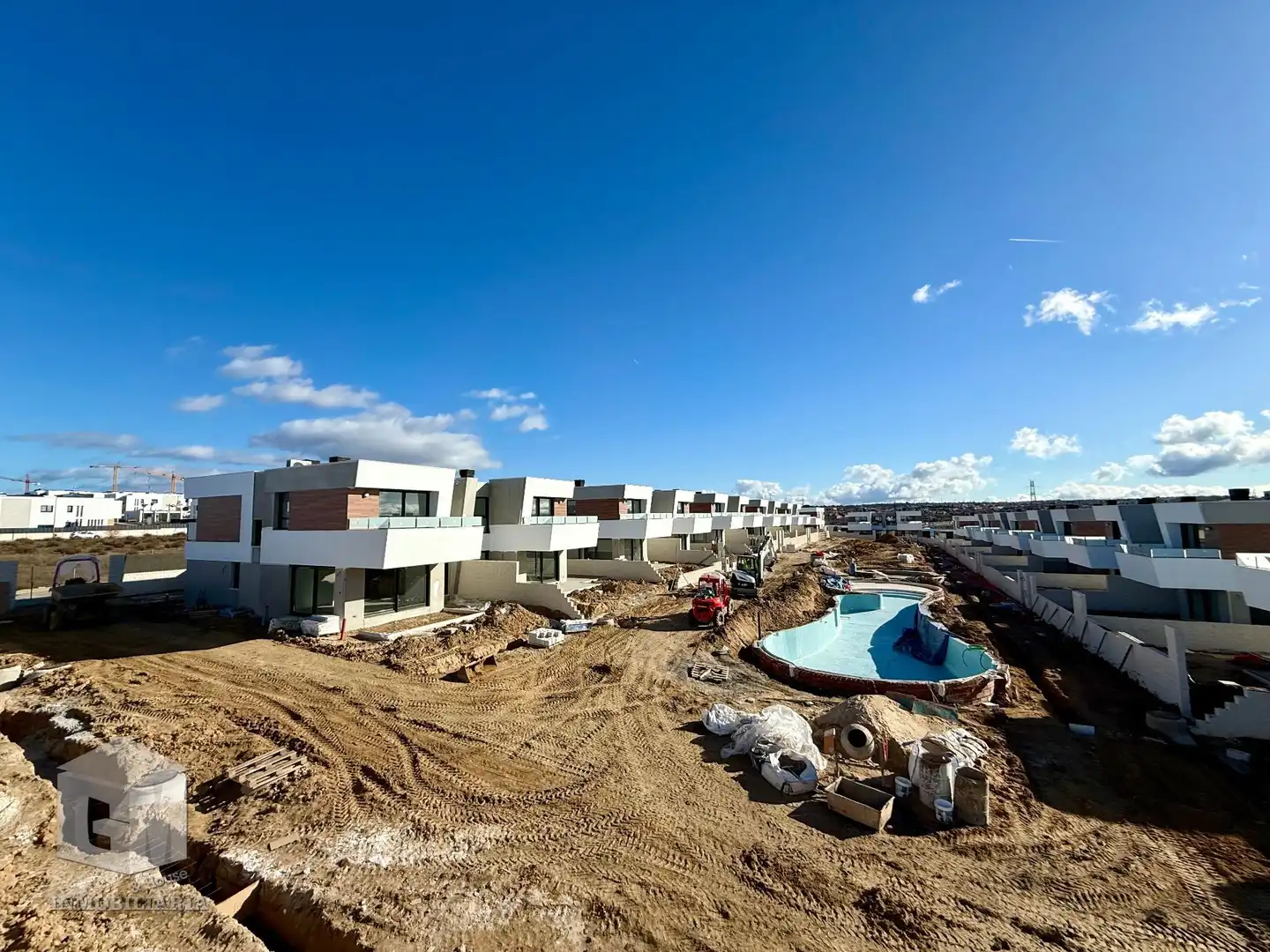 Vista exterior de Casa adosada en venta en Villaviciosa de Odón con Calefacción, Jardín privado y Terraza