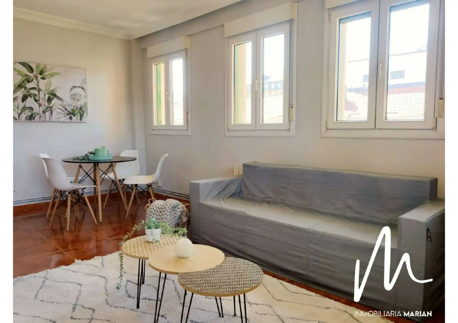 Wohnzimmer von Wohnung zum Verkauf in Bilbao  mit Heizung und Terrasse