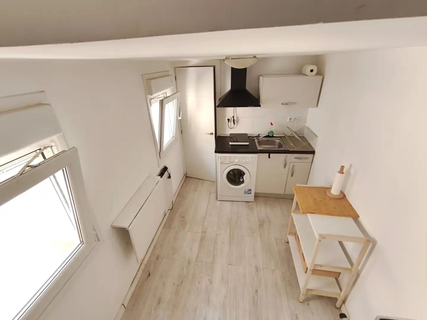 Küche von Wohnung zur Miete in Madrid mit Heizung, Terrasse und Möbliert