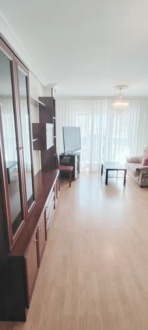 Living room of Flat for sale in Villares de la Reina  with Heating, Parquet flooring and Terrace