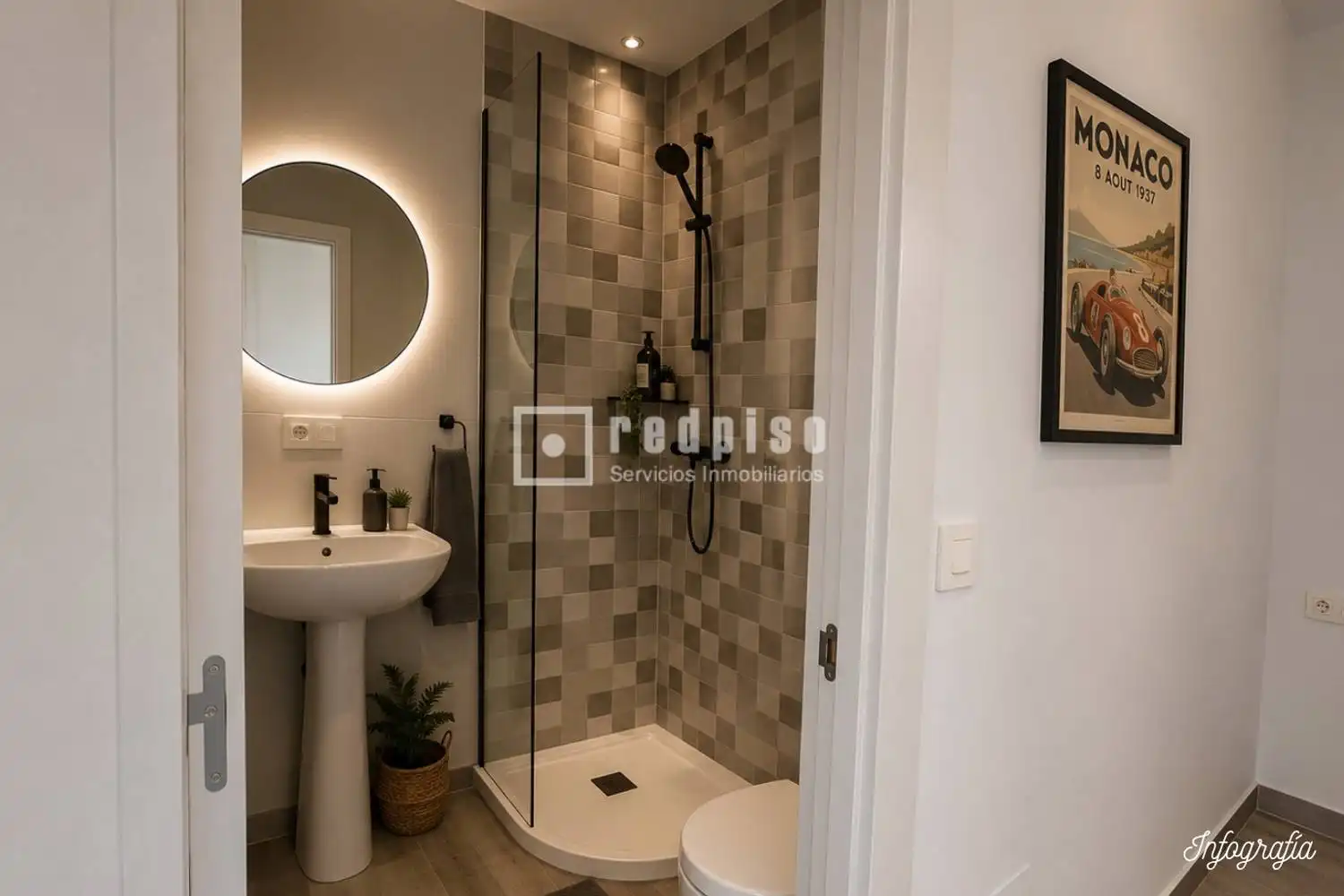 Baño de Apartamento en venta en Torremolinos