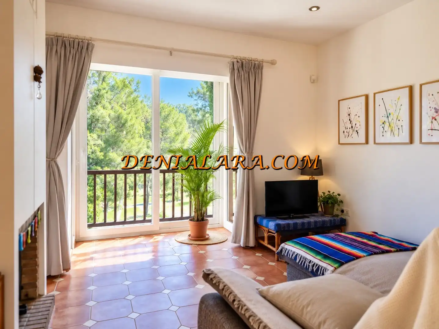 Sala de estar de Apartamento en venta en Pedreguer con Aire acondicionado, Terraza y Piscina comunitaria