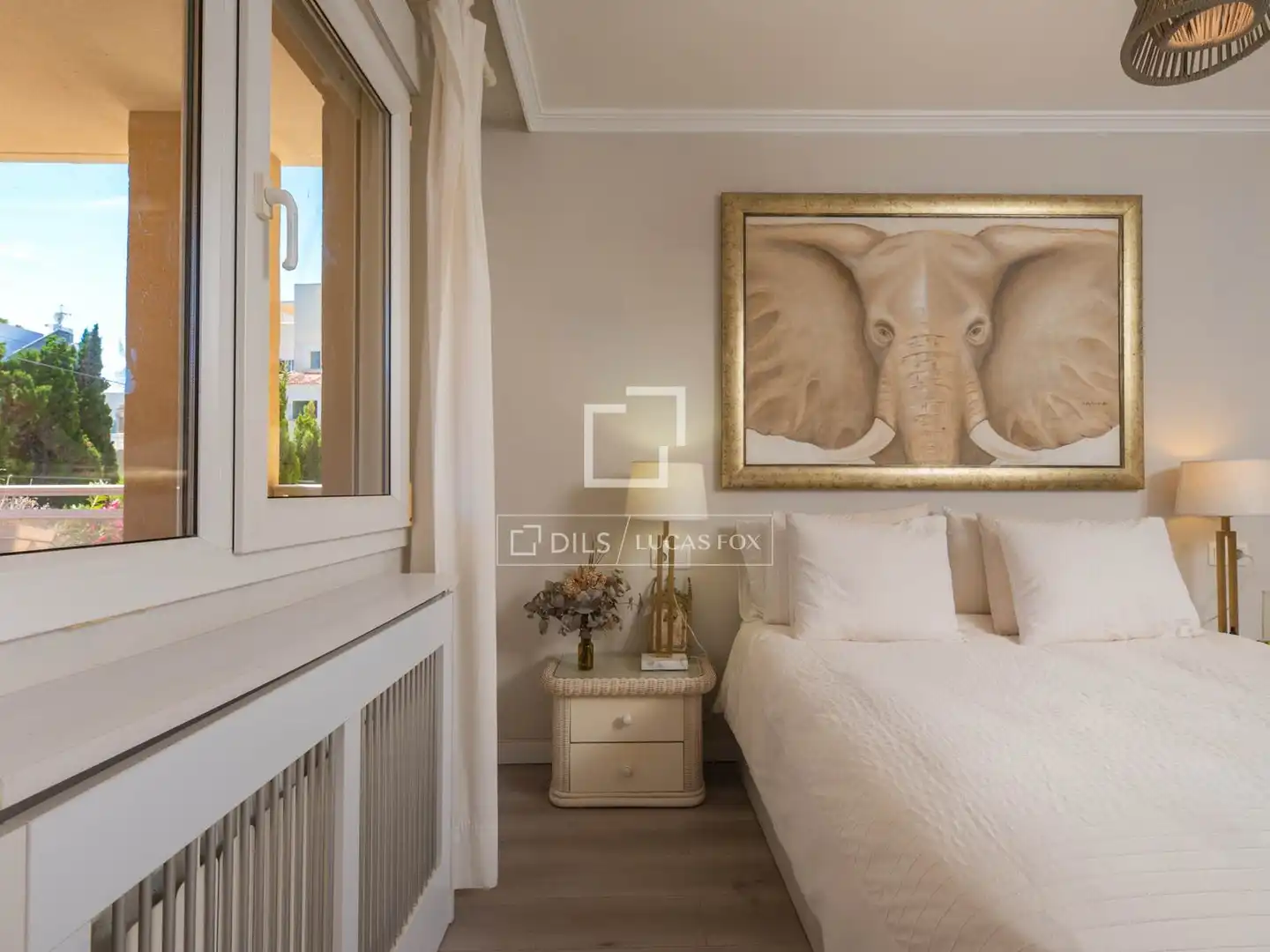 Schlafzimmer von Wohnung zum Verkauf in Eivissa mit Klimaanlage, Privatgarten und Terrasse