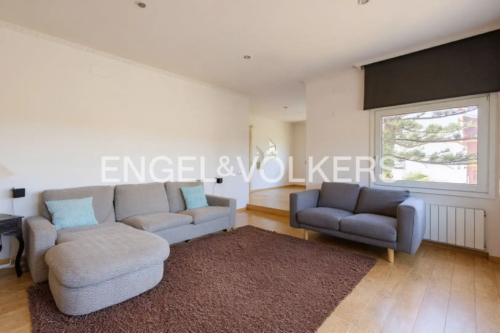 Sala de estar de Casa o chalet de alquiler en Esplugues de Llobregat con Aire acondicionado, Calefacción y Jardín privado