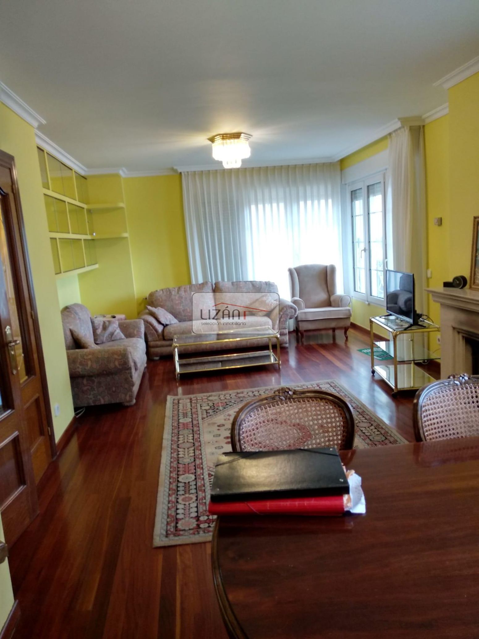 Living room of House or chalet for sale in Gijón   with Parquet flooring and Terrace