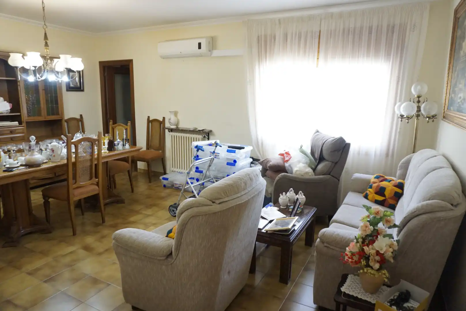 Sala d'estar de Casa adosada en venda en Collbató amb Aire condicionat, Calefacció i Jardí privat