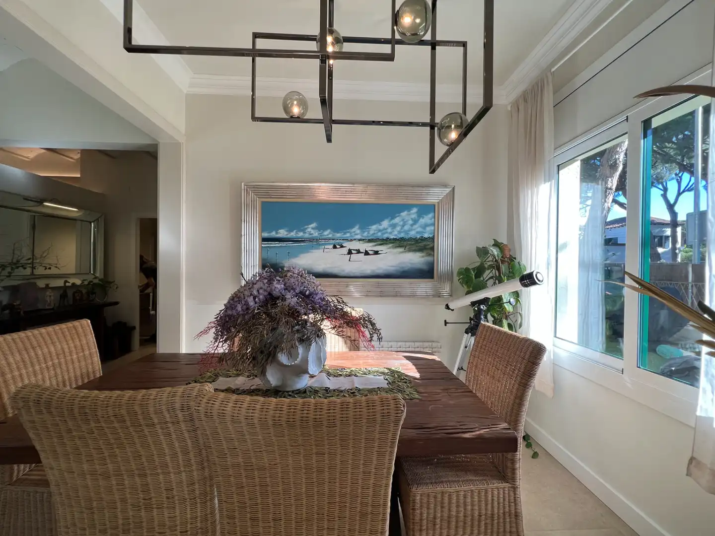 Dining room of Houses for rent in Castelldefels  with Air Conditioner, Heating and Private garden
