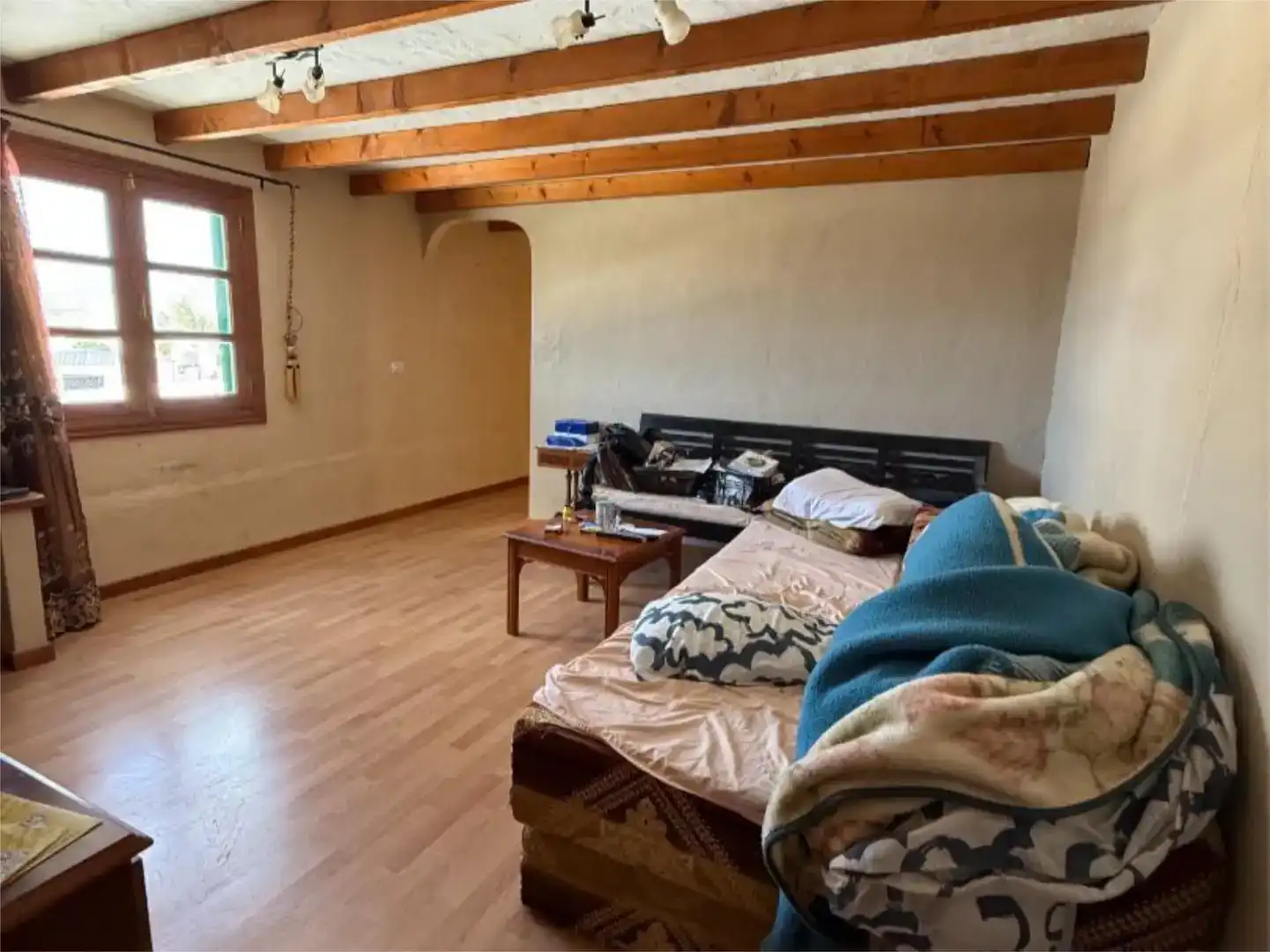 Sala d'estar de Finca rústica en venda en Tías amb Piscina i Balcó