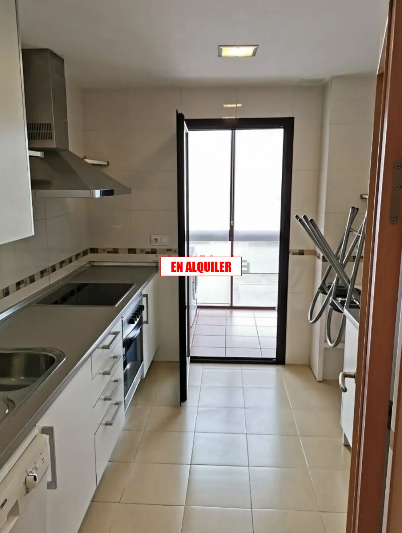 Kitchen of Flat to rent in Ciudad Real Capital  with Air Conditioner, Heating and Terrace