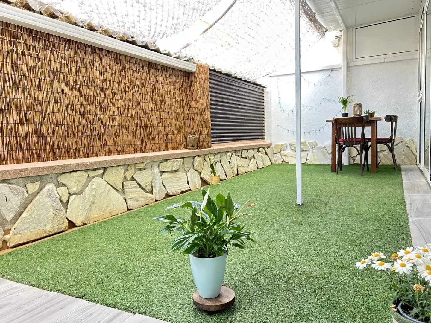 Terrasse von Wohnung zum Verkauf in El Vendrell mit Heizung, Privatgarten und Parkett