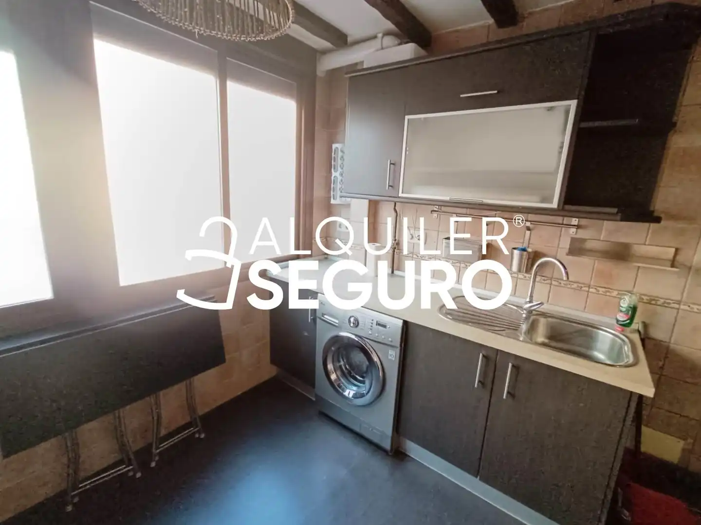 Küche von Wohnung zur Miete in Getafe mit Klimaanlage und Möbliert