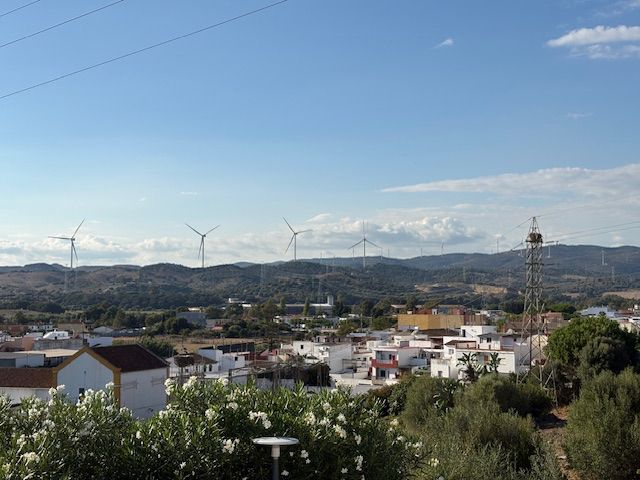 Vista exterior de Casa adosada en venda en San Roque amb Aire condicionat, Jardí privat i Terrassa