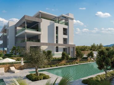 Appartement compact avec piscine à vendre à Estepona Pueblo