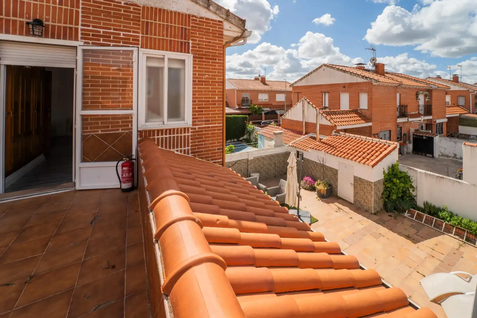 Terraza de Casa adosada en venta en Cedillo del Condado con Calefacción, Jardín privado y Terraza