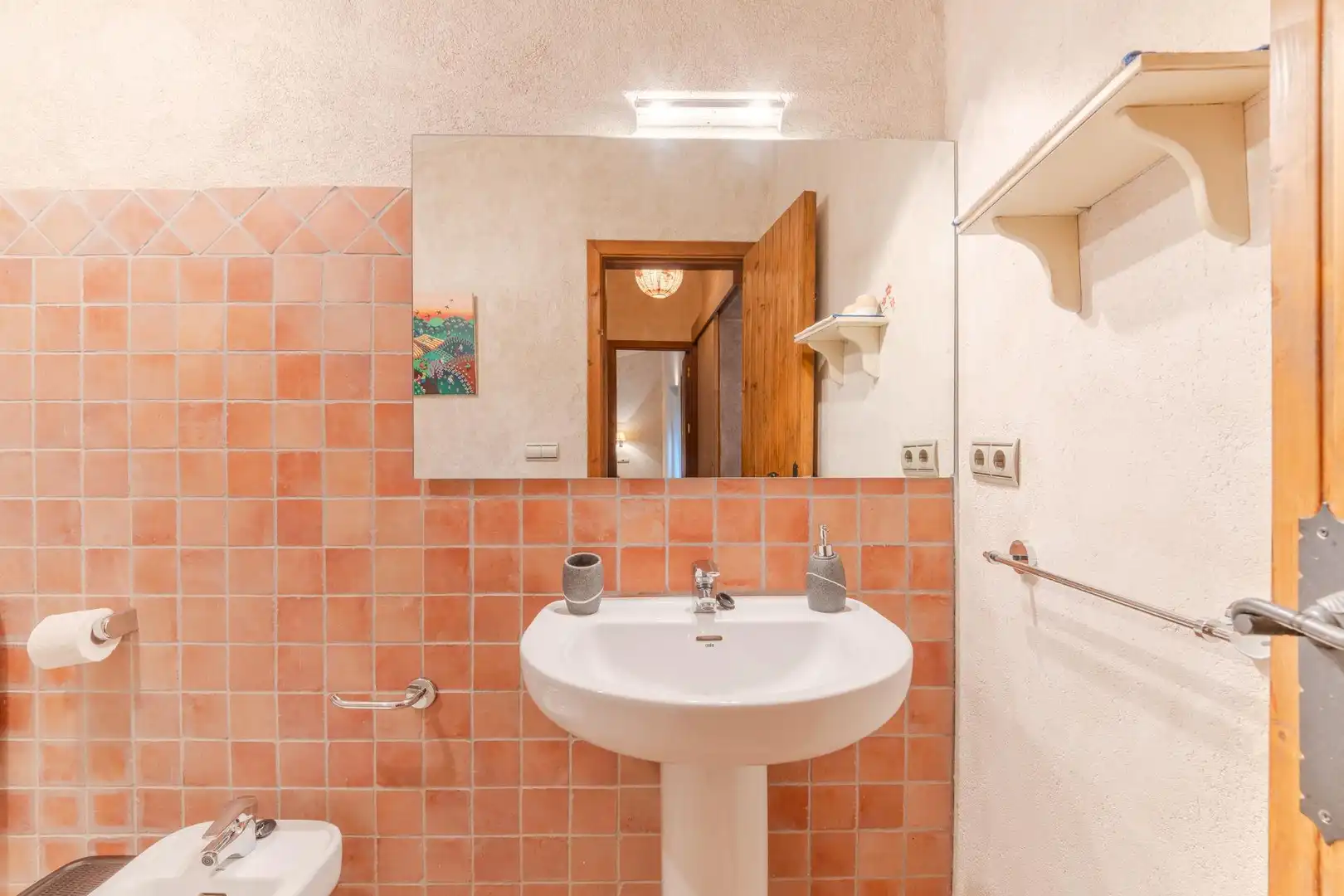 Baño de Finca rústica en venta en Bescanó con Calefacción, Jardín privado y Trastero