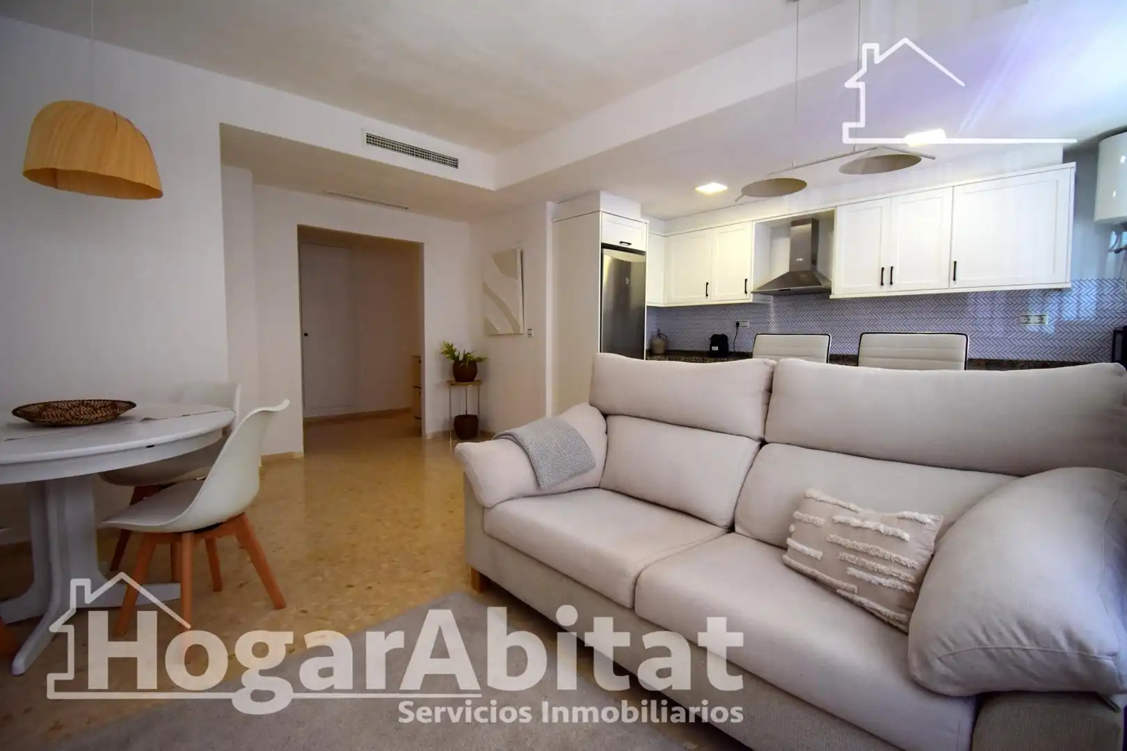 Living room of Flat for sale in Oliva  with Air Conditioner, Heating and Terrace