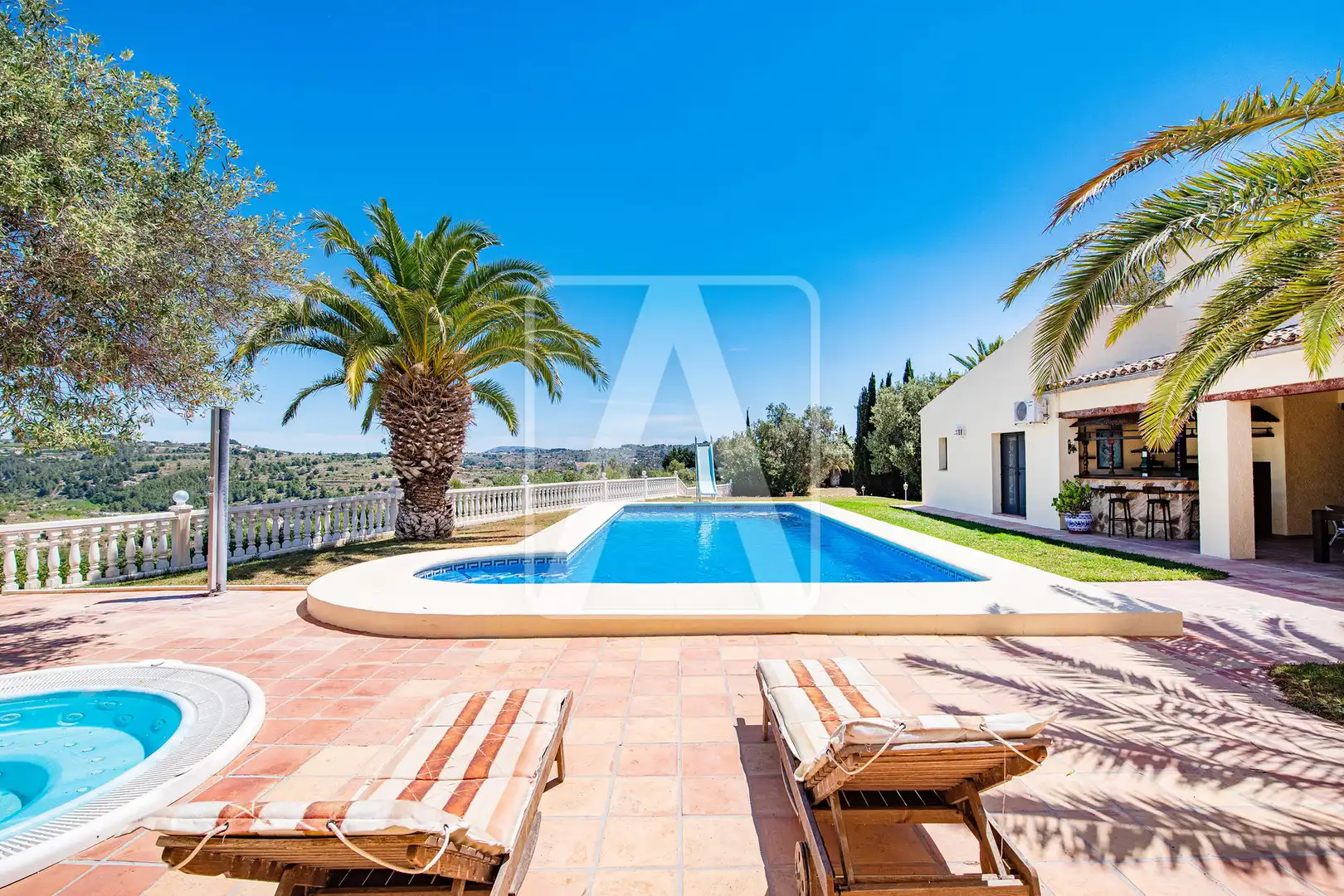 Vista exterior de Finca rústica en venta en Benissa con Aire acondicionado, Calefacción y Jardín privado