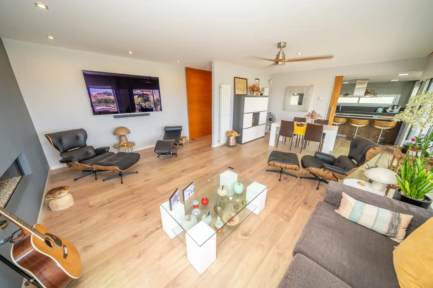 Sala de estar de Casa o chalet en venta en Santa Susanna con Aire acondicionado, Calefacción y Jardín privado