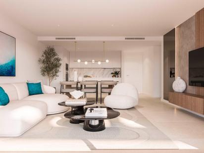 Living room of Flat for sale in Estepona  with Air Conditioner, Heating and Private garden