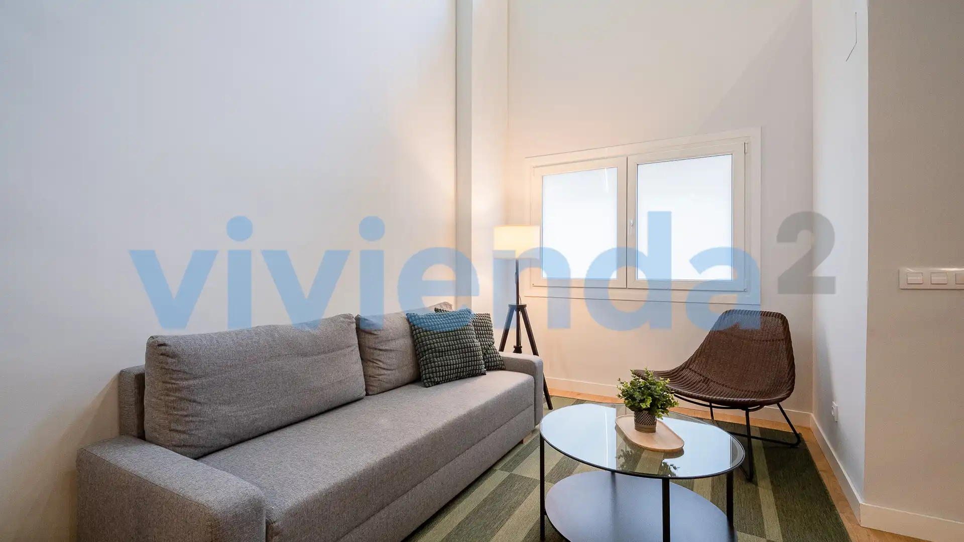 Wohnzimmer von Wohnung zum Verkauf in  Madrid Capital mit Klimaanlage, Heizung und Möbliert