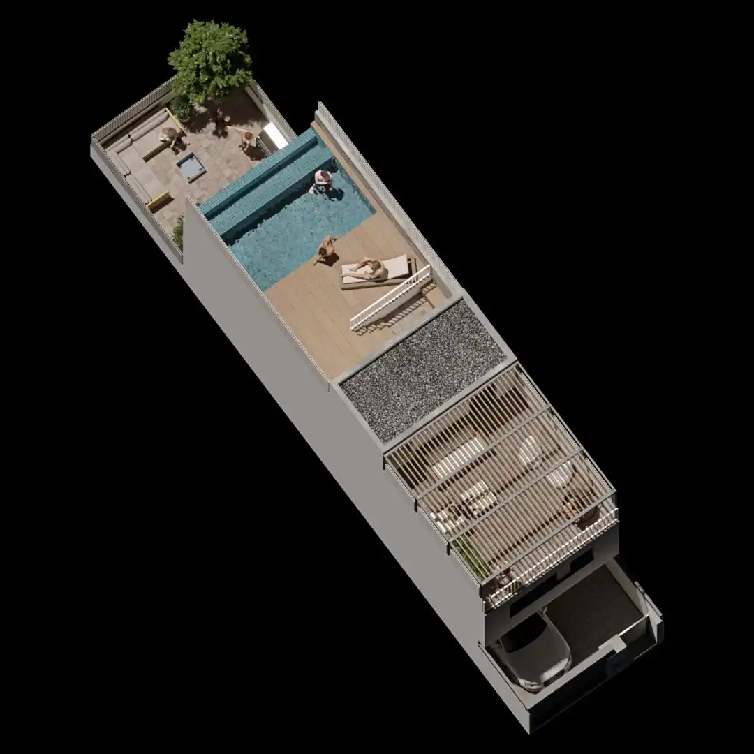 Piscina de Casa adosada en venta en Cambrils con Calefacción, Terraza y Balcón
