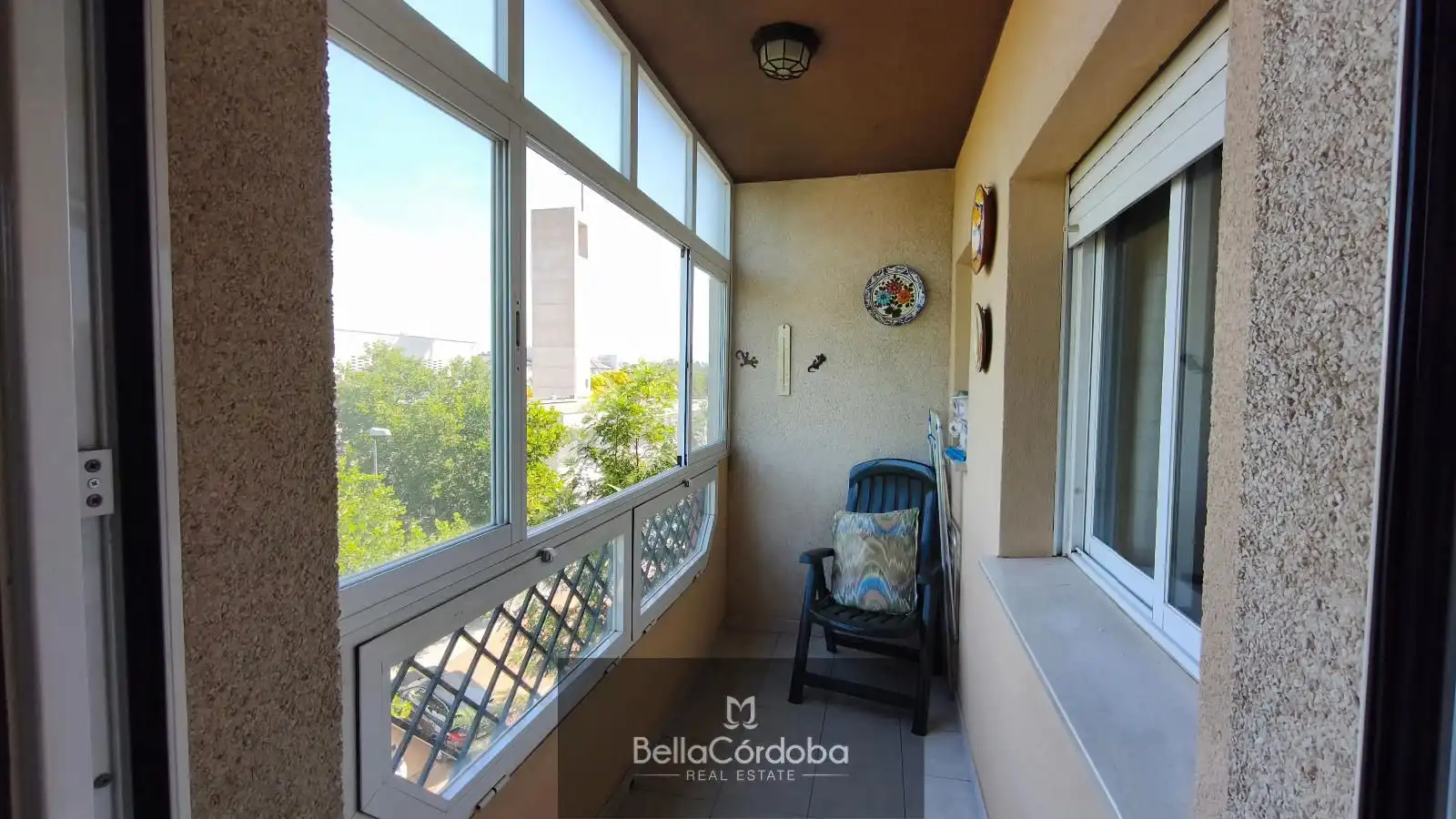 Balcony of Flat for sale in Córdoba  with Air Conditioner, Heating and Terrace