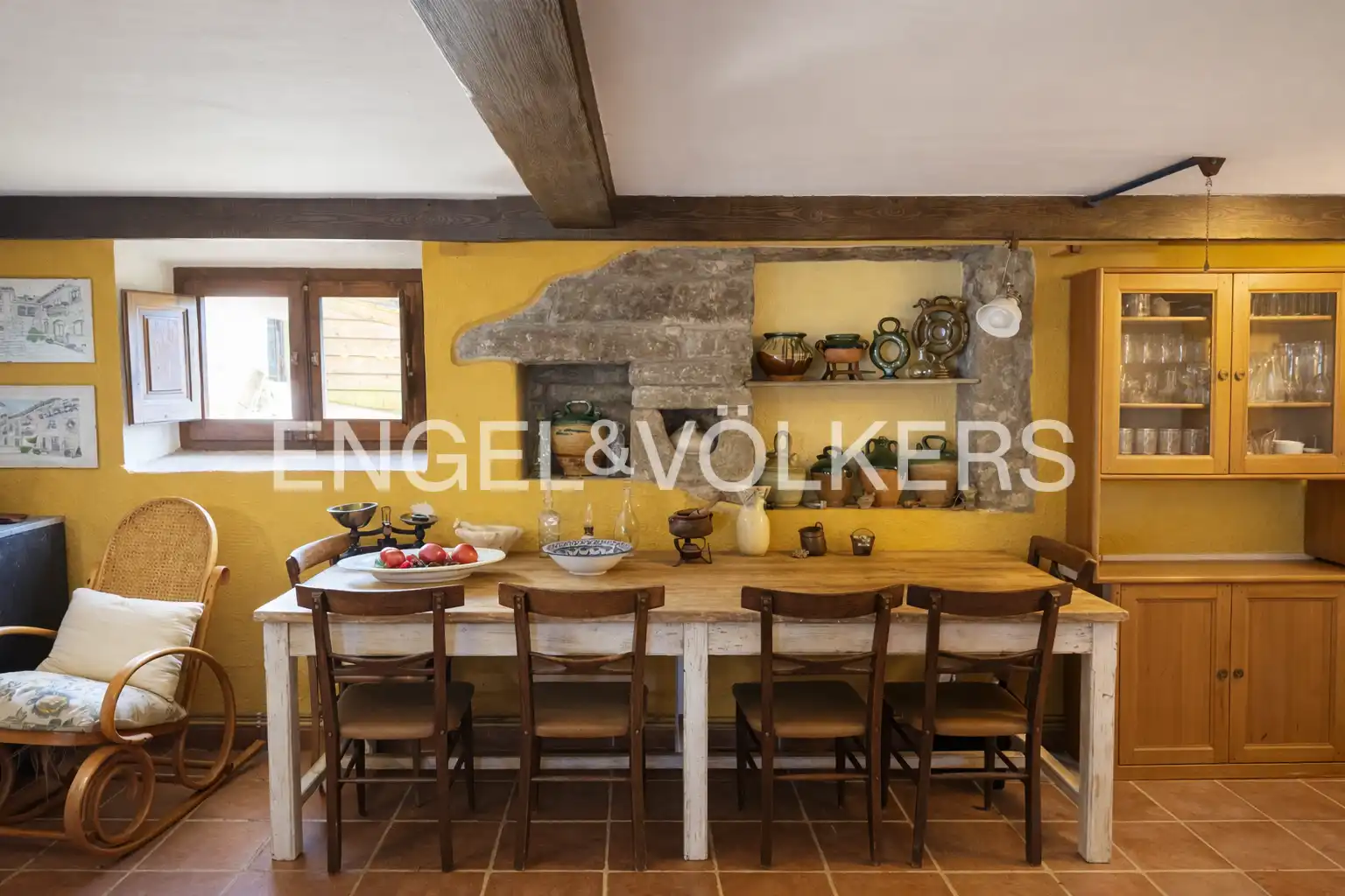 Cocina de Casa o chalet en venta en Rupit i Pruit con Calefacción