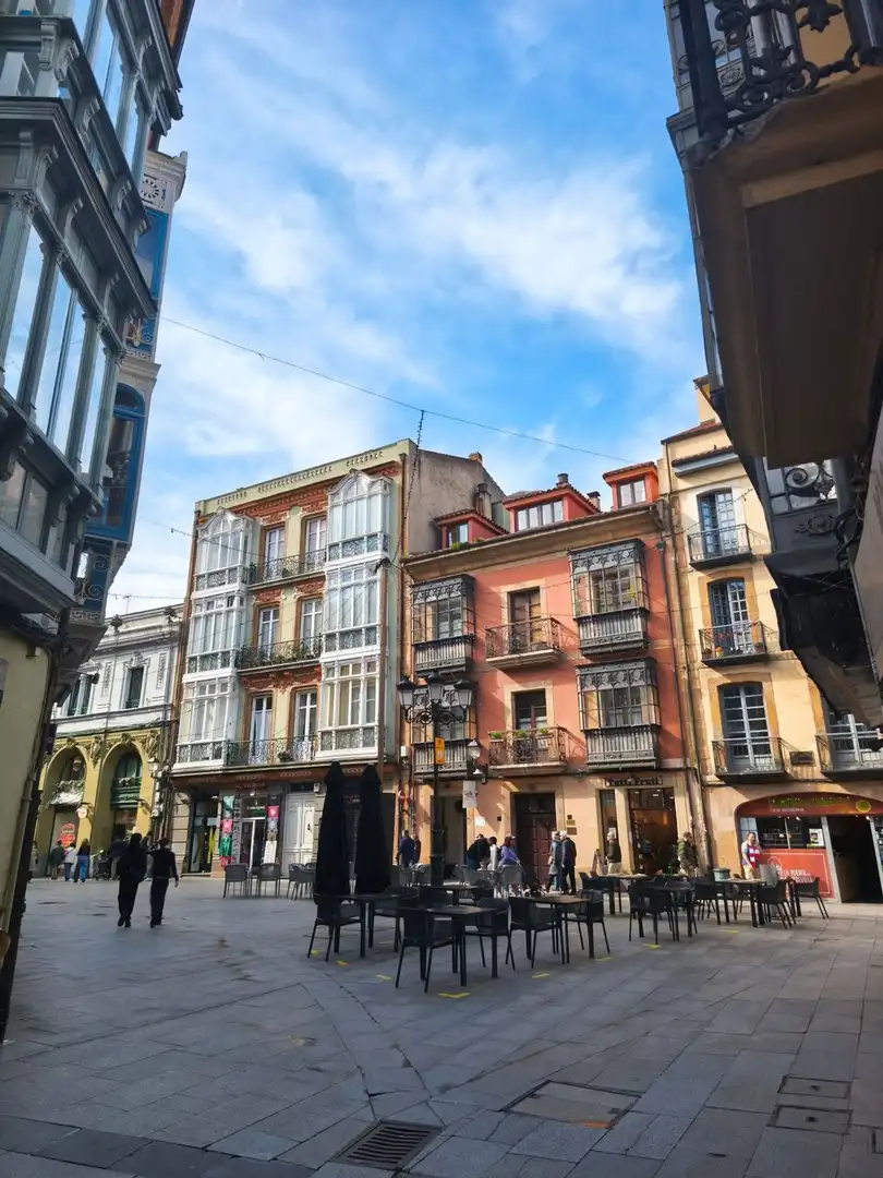 Exterior view of Flat for sale in Oviedo   with Swimming Pool